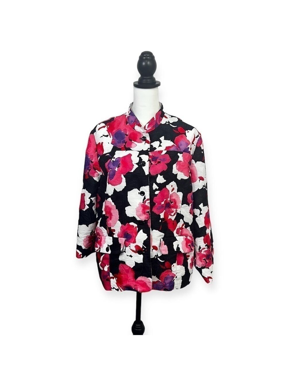 Alfred Dunner Floral Plus Size Blazer Size 16